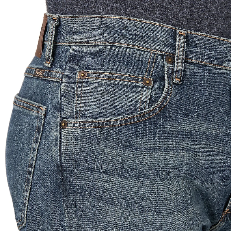 Wrangler® Mens Stretch Straight Leg Relaxed Fit Jean