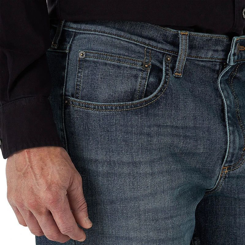 Wrangler® Mens Stretch Straight Leg Relaxed Fit Jean