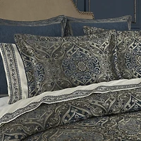 Queen Street Wallace Blue 4-pc. Jacquard Extra Weight Comforter Set