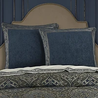 Queen Street Wallace Blue Reversible Euro Sham