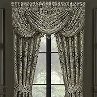 Queen Street Terra Rod Pocket Waterfall Valance