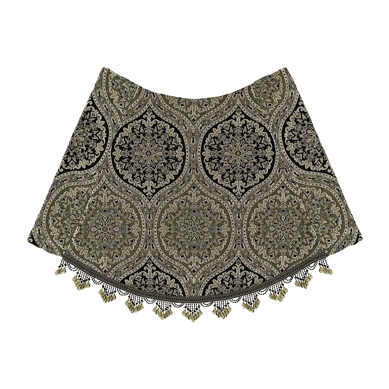 Queen Street Terra Rod Pocket Waterfall Valance
