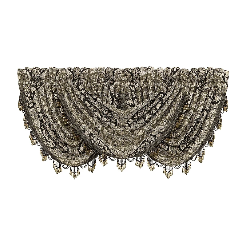 Queen Street Terra Rod Pocket Waterfall Valance