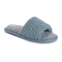 Muk Luks Sariah Slide Womens Memory Foam Slip-On Slippers