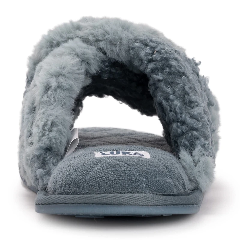 Muk Luks Womens Memory Foam Slip-On Slippers