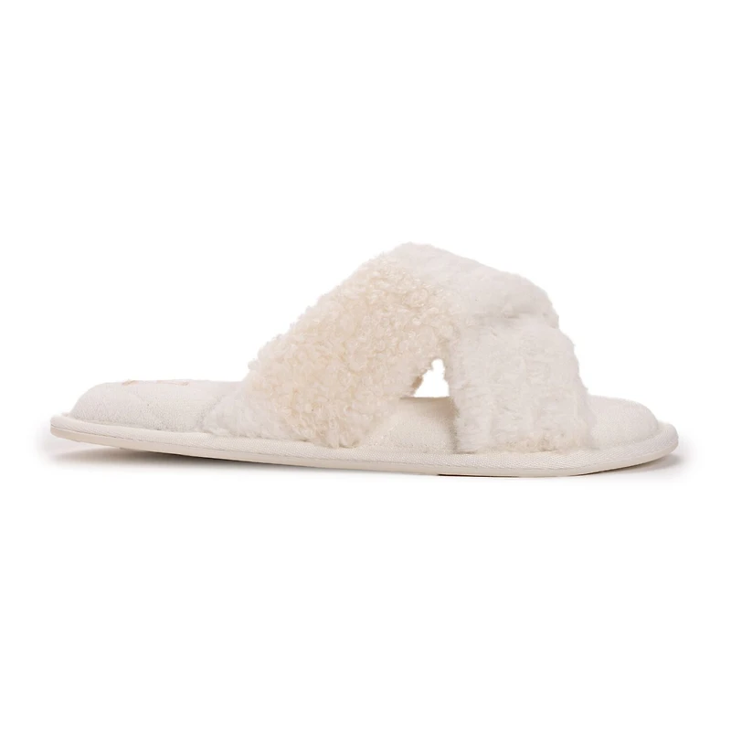 Muk Luks Womens Memory Foam Slip-On Slippers