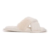 Muk Luks Womens Memory Foam Slip-On Slippers