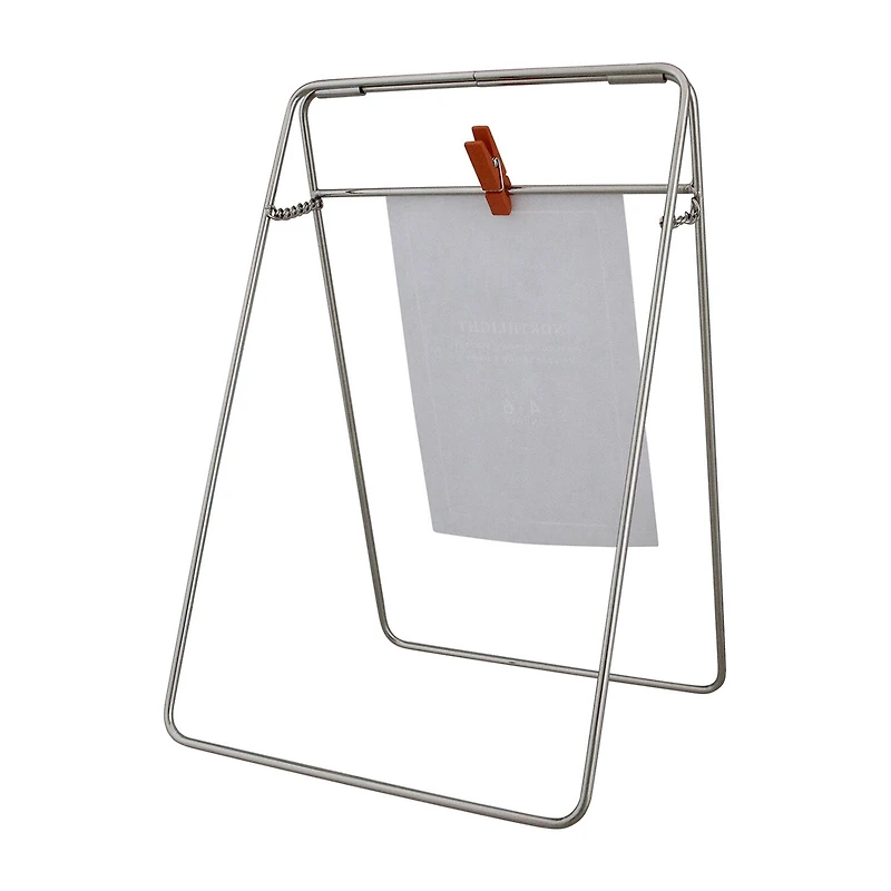 Northlight 4" X 6" Contemporary Silver Clip On Hanging Photo Display