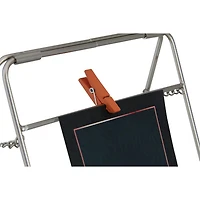 Northlight 4" X 6" Contemporary Silver Clip On Hanging Photo Display