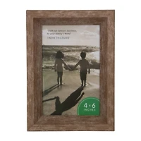 Northlight 4" X 6" Classical Brown Rectangular Tabletop Frame