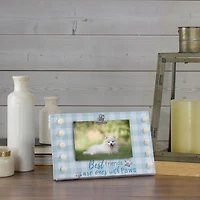 Northlight 4" X 6" Led Best Friends With Paws Canvas Photo Clip