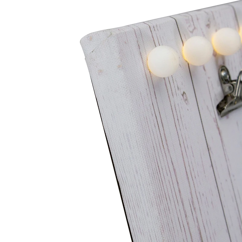 Northlight 4" X 6" Led "You Are My Sunshine" Canvas Photo Clip
