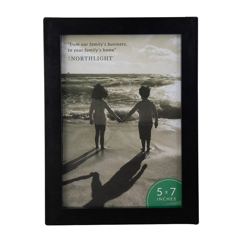 Northlight 5" X 7" Classic Black With Easel Back Tabletop Frame