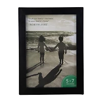 Northlight 5" X 7" Classic Black With Easel Back Tabletop Frame