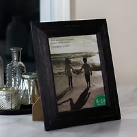 Northlight 8" X 10" Black Rustic Tabletop Frame
