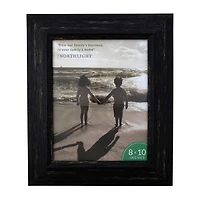 Northlight 8" X 10" Black Rustic Tabletop Frame