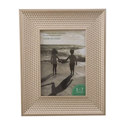 Northlight 5" X 7" Gold Honeycomb Tabletop Frame