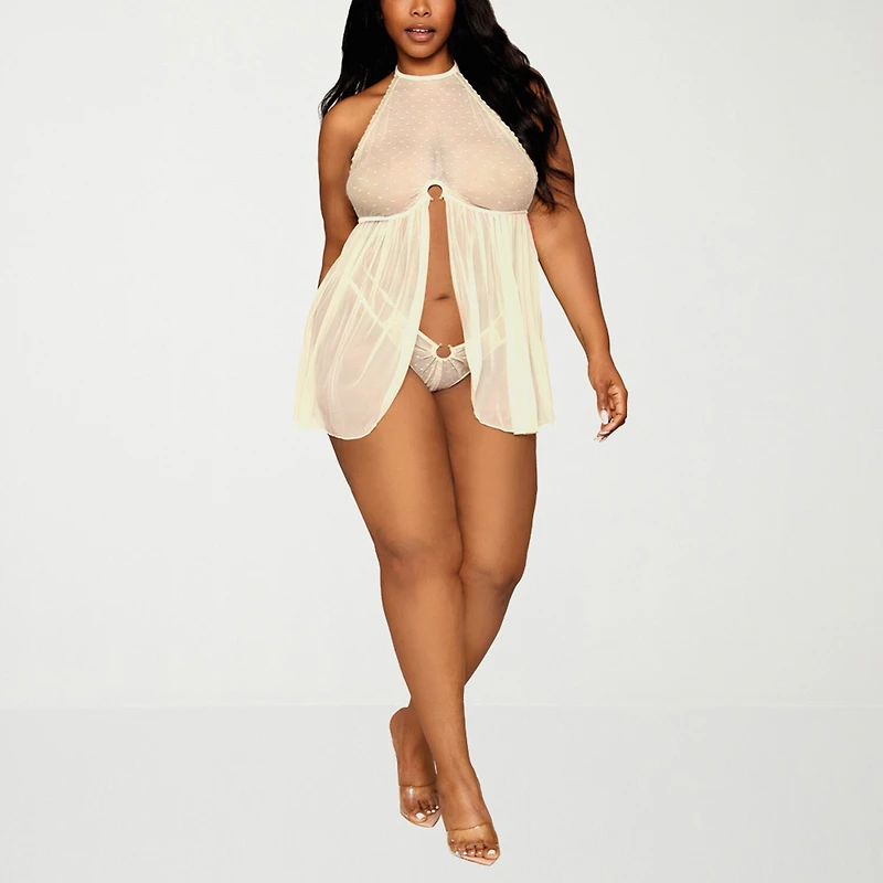 Dreamgirl Womens Plus Babydoll 13273x