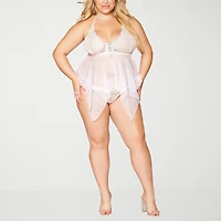 Dreamgirl Womens Plus Babydoll 13314x