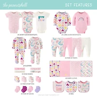The Peanutshell 0-3m Pretty Sweet Baby Girls 30-pc. Baby Clothing Set