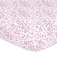 The Peanutshell Daisy 4-pc. Crib Sheet