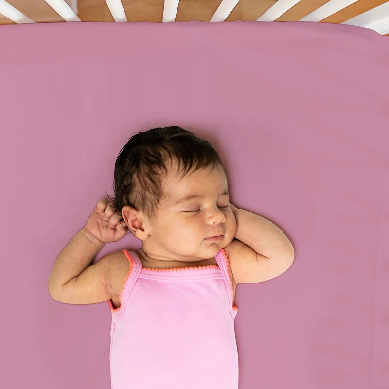 The Peanutshell Daisy 4-pc. Crib Sheet