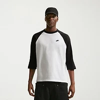 Nike Mens Crew Neck 3/4 Sleeve Active T-Shirt