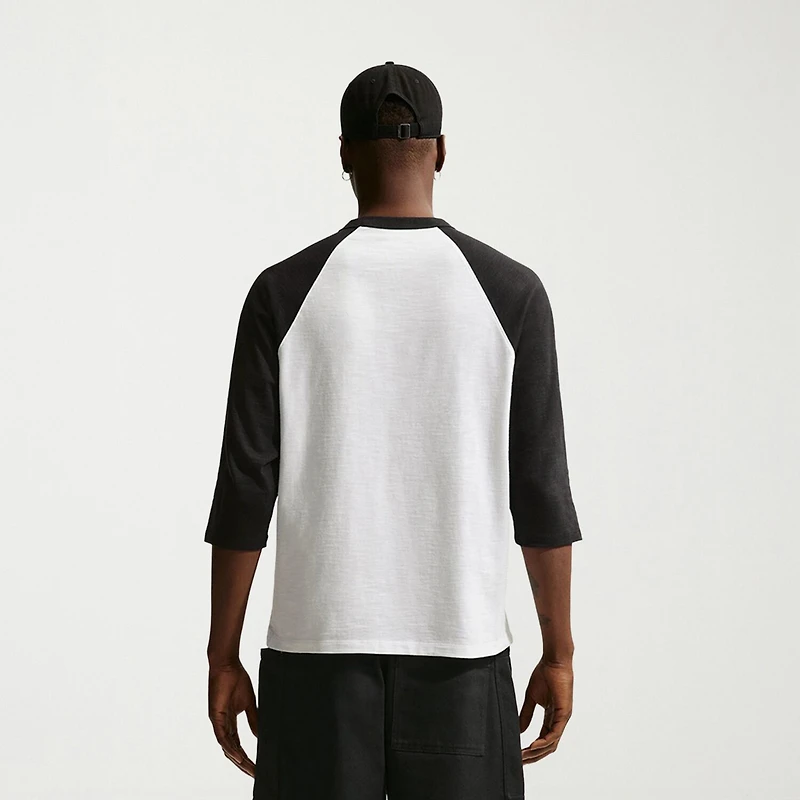 Nike Mens Crew Neck 3/4 Sleeve Active T-Shirt