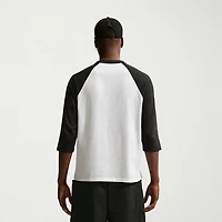 Nike Mens Crew Neck 3/4 Sleeve Active T-Shirt