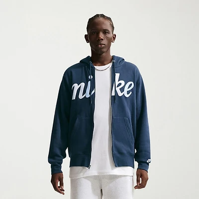 Nike Mens Long Sleeve Fleece Zipper Active Hoodie