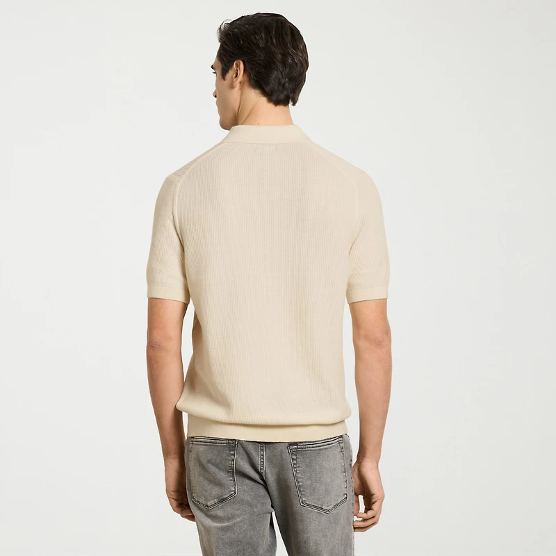 Van Heusen Temp Control Mens Short Sleeve Polo Sweater