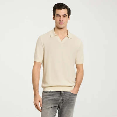 Van Heusen Temp Control Mens Short Sleeve Polo Sweater