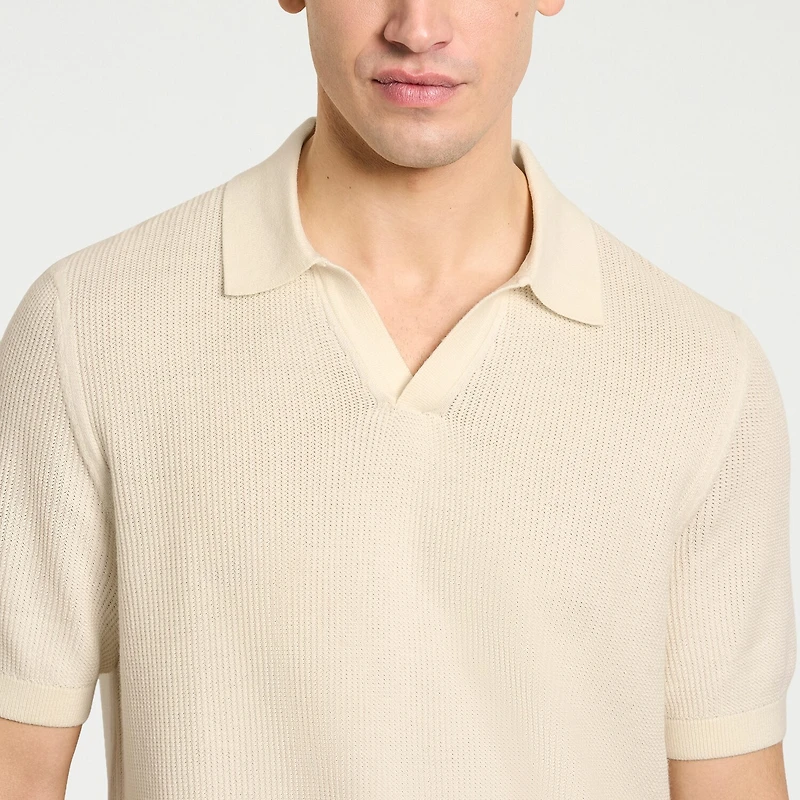 Van Heusen Temp Control Mens Short Sleeve Polo Sweater