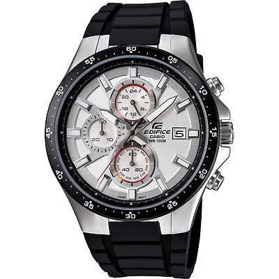 Casio Mens Chronograph Black Strap Watch Efr519-7av