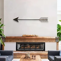Cheungs Large Decorative Arrow With Solid Point Metal Wall Art