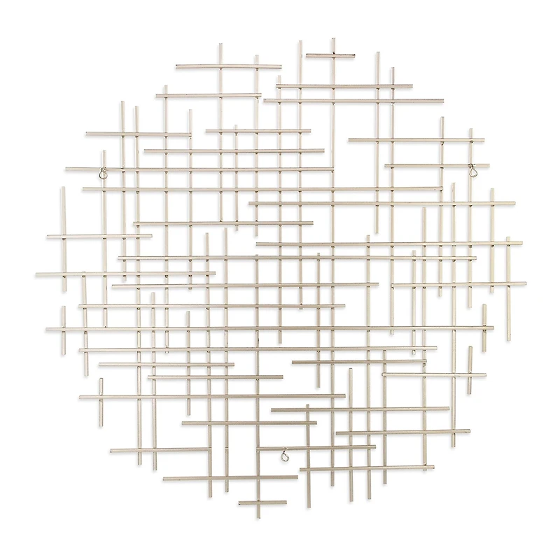 Iquara Large Round Metal Wall Art