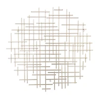 Iquara Large Round Metal Wall Art