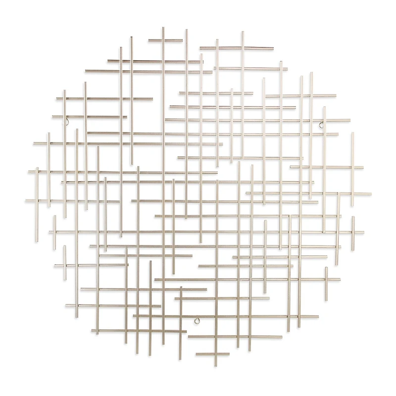 Iquara Large Round Metal Wall Art
