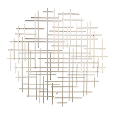 Iquara Large Round Metal Wall Art