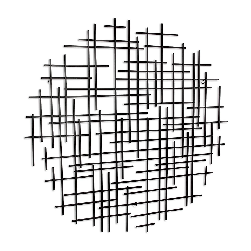 Iquara Large Round Metal Wall Art
