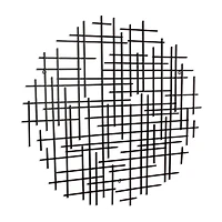 Iquara Large Round Metal Wall Art