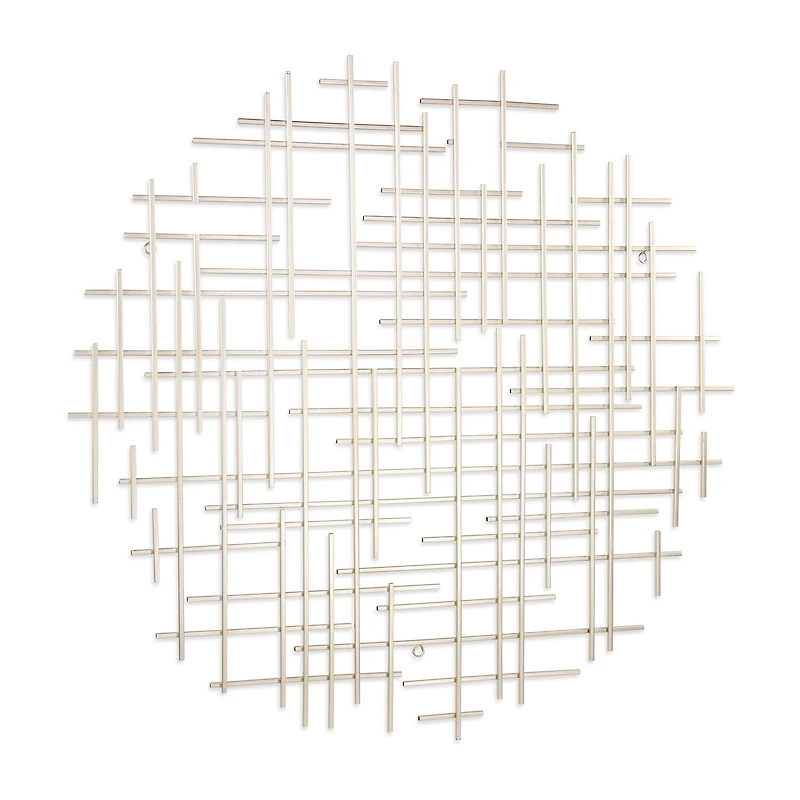Iquara Large Round Metal Wall Art