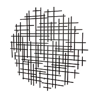 Iquara Large Round Metal Wall Art