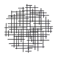 Iquara Small Round Metal Wall Art