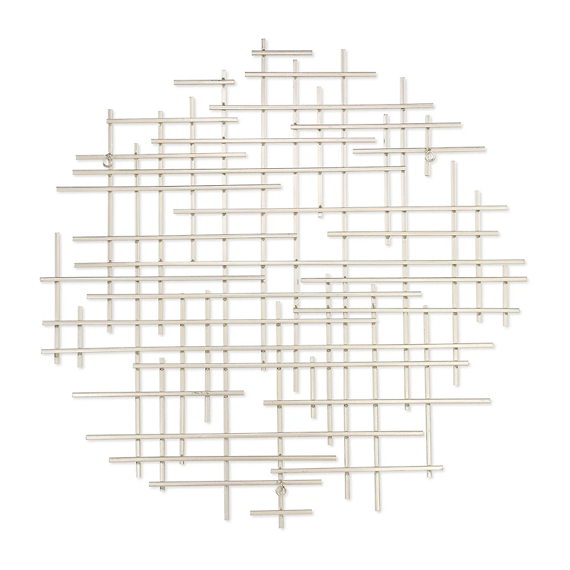 Iquara Small Round Metal Wall Art
