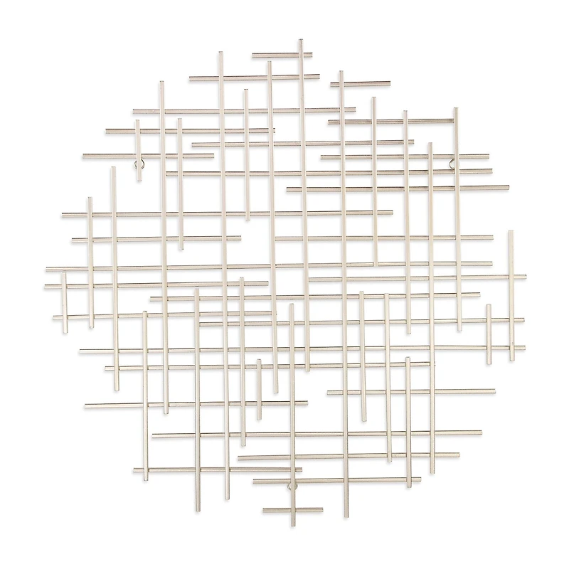 Iquara Small Round Metal Wall Art