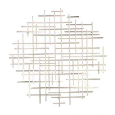 Iquara Small Round Metal Wall Art