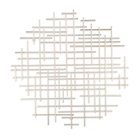 Iquara Small Round Metal Wall Art