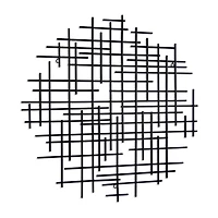 Iquara Small Round Metal Wall Art