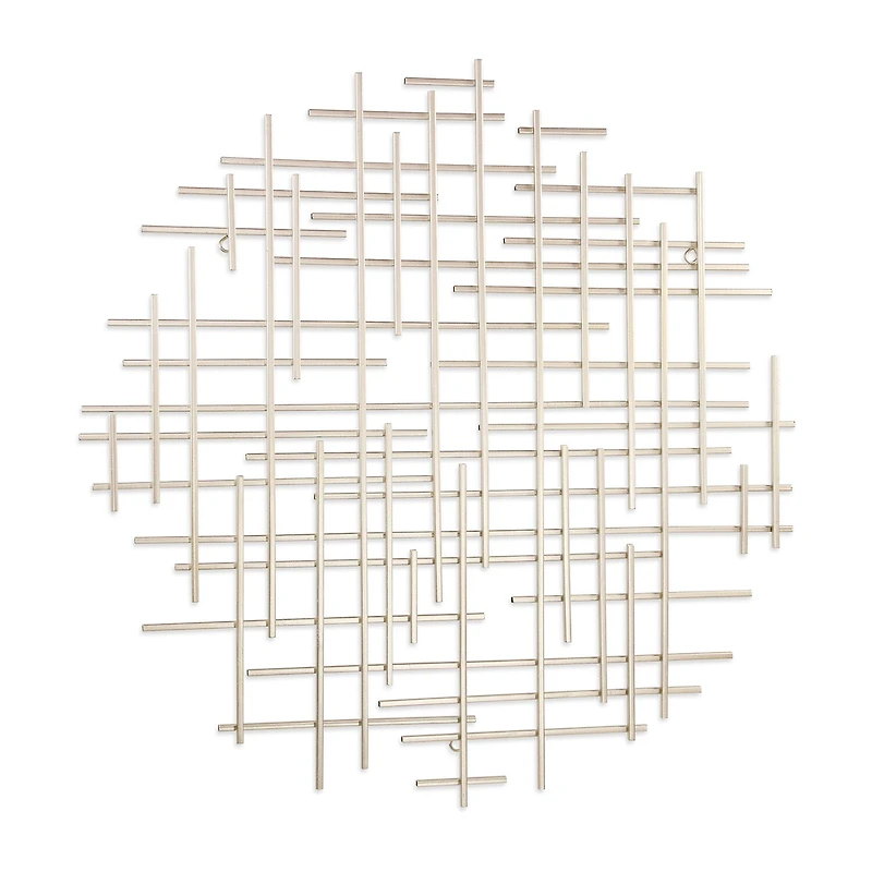 Iquara Small Round Metal Wall Art